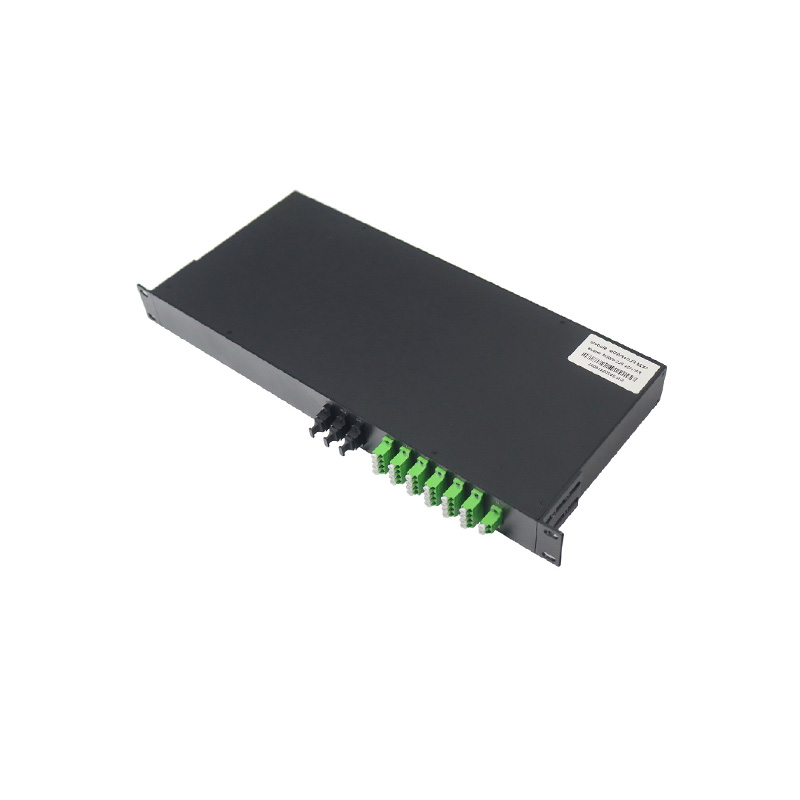 1 x 24 Rack Mount  Single Mode Fiber Optic Splitter with MPO Connector