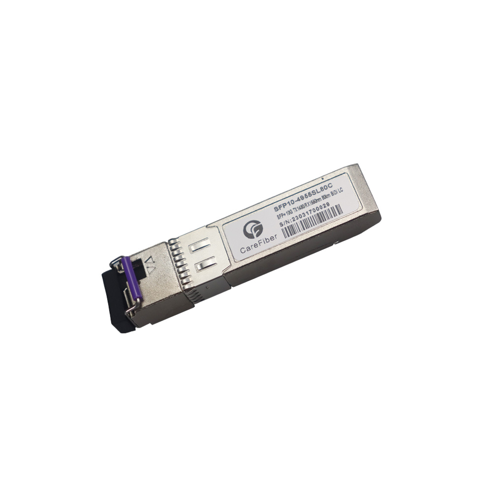 BIDI SFP+ 10G TX1490/RX1550nm 80km Bi-Directional LC