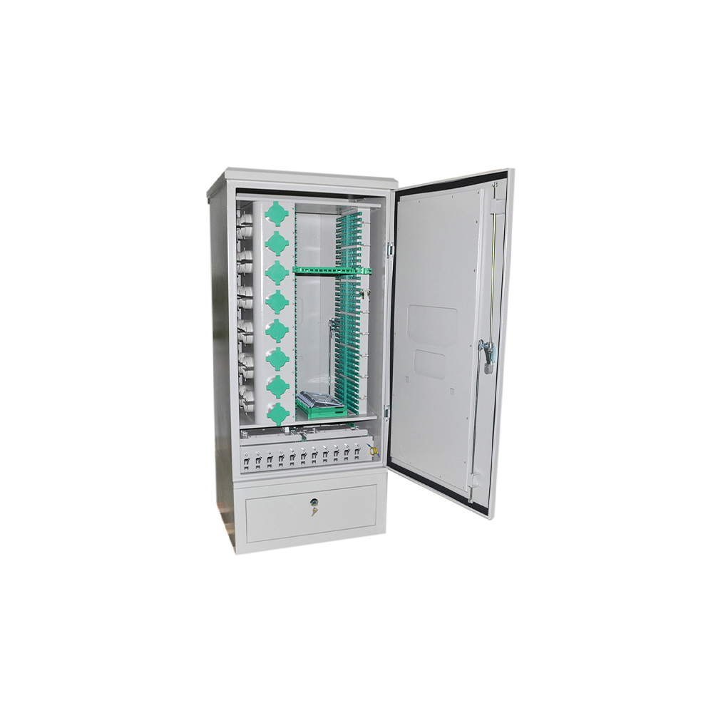 Floor standing ODF stand/pole joint tray Fiber optic transmission box Fiber optic outdoor cabinet